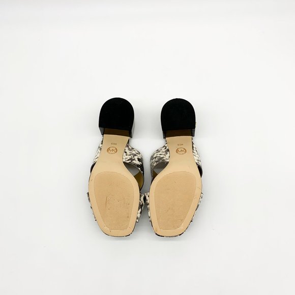 MICHAEL Michael Kors Abbott Snake Crisscross Mules - Picture 8 of 9
